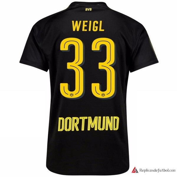Camiseta Borussia Dortmund Segunda equipación Weigl 2017-2018